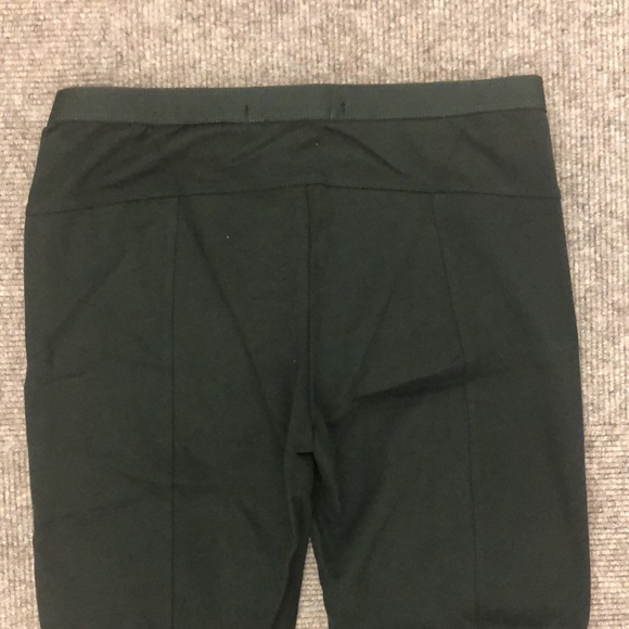 MILK fabulous forest green leggings with faux leather detail - Picture 4 of 6